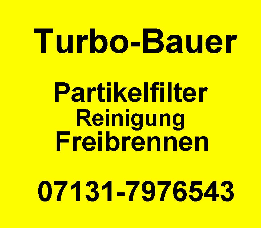Partikelfilter Reinigen Elztal +(49) 06261 Turbo-Bauer